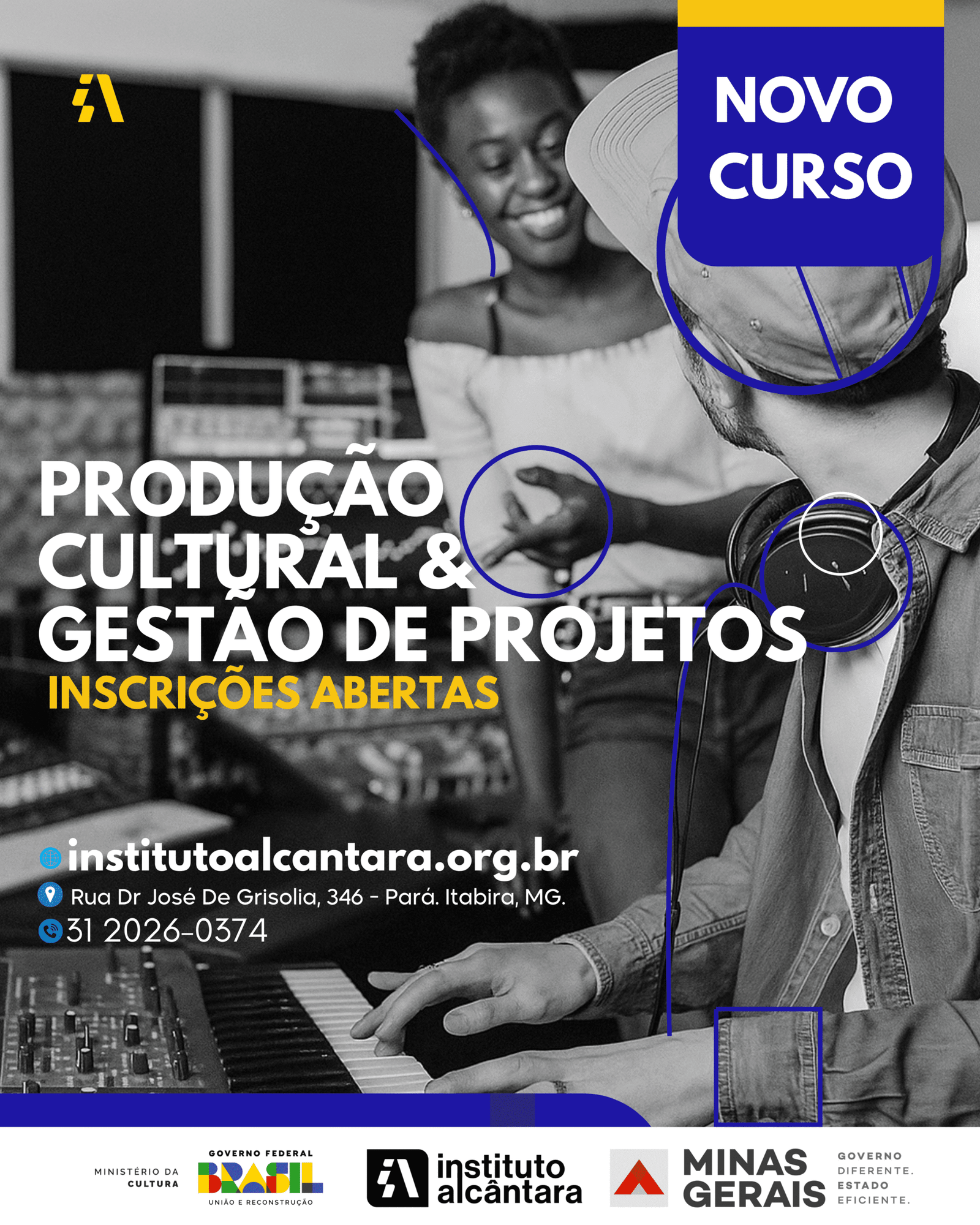 Novo curso de produção Instituto